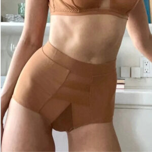 Revolve Free People We Are Hah Brown‎ Sugar High Waisted Panty XS
